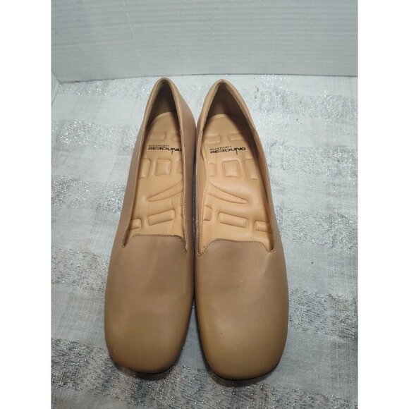 Rockport Shoes Women 9M Loafer Leather Slip On Tan Comfort‎ Classic APW10929 - Picture 1 of 9